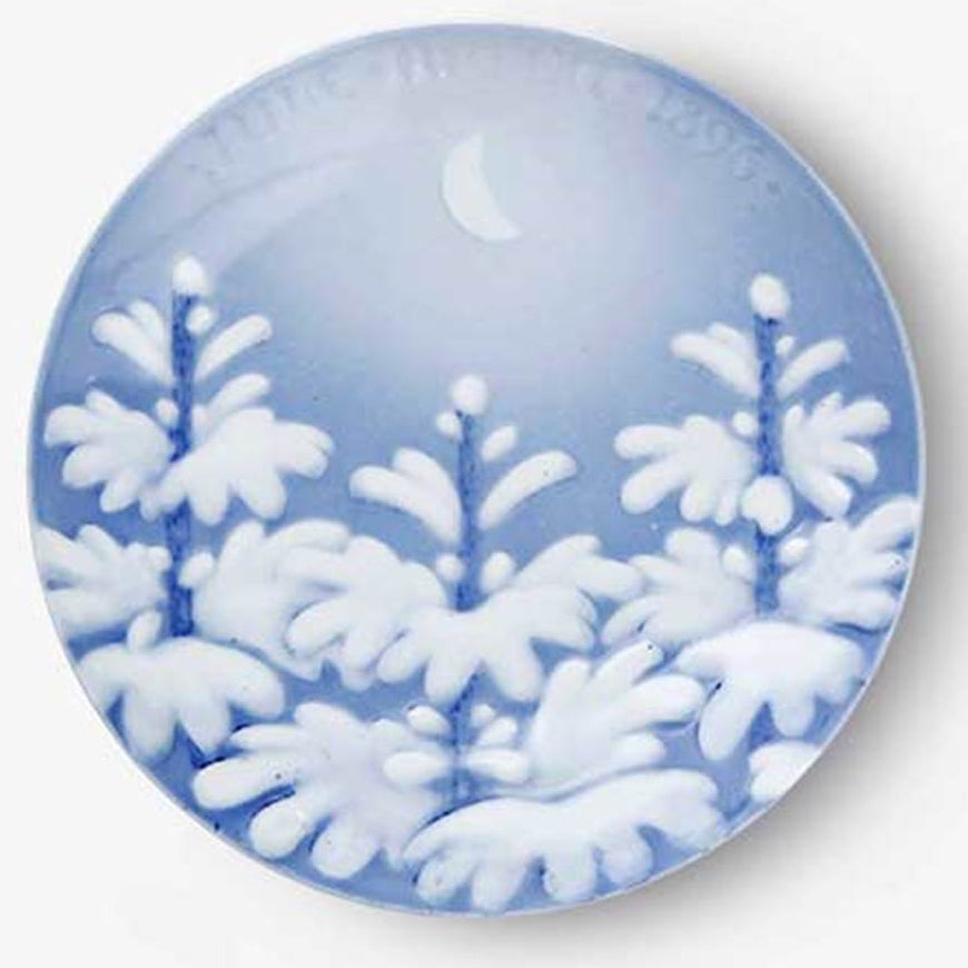 Weihnachtsteller von Bing & Grondahl aus dem Jahr 1896