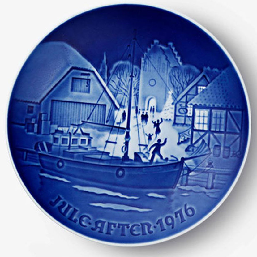 Weihnachtsteller von Bing & Grondahl aus dem Jahr 1976