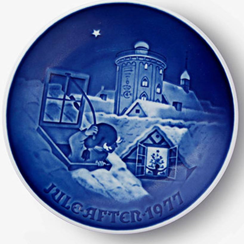 Weihnachtsteller von Bing & Grondahl, 1977