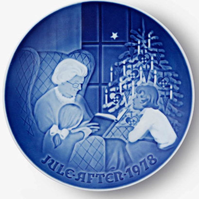 Weihnachtsteller von Bing & Grondahl aus dem Jahr 1978