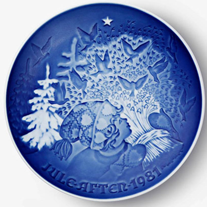 Weihnachtsteller von Bing & Grondahl, 1981
