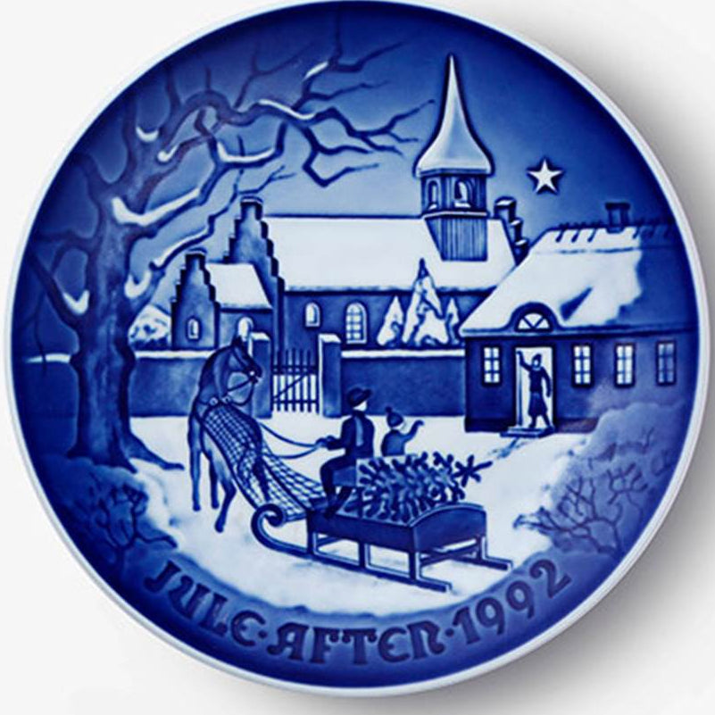 Weihnachtsteller von Bing & Grondahl aus dem Jahr 1992