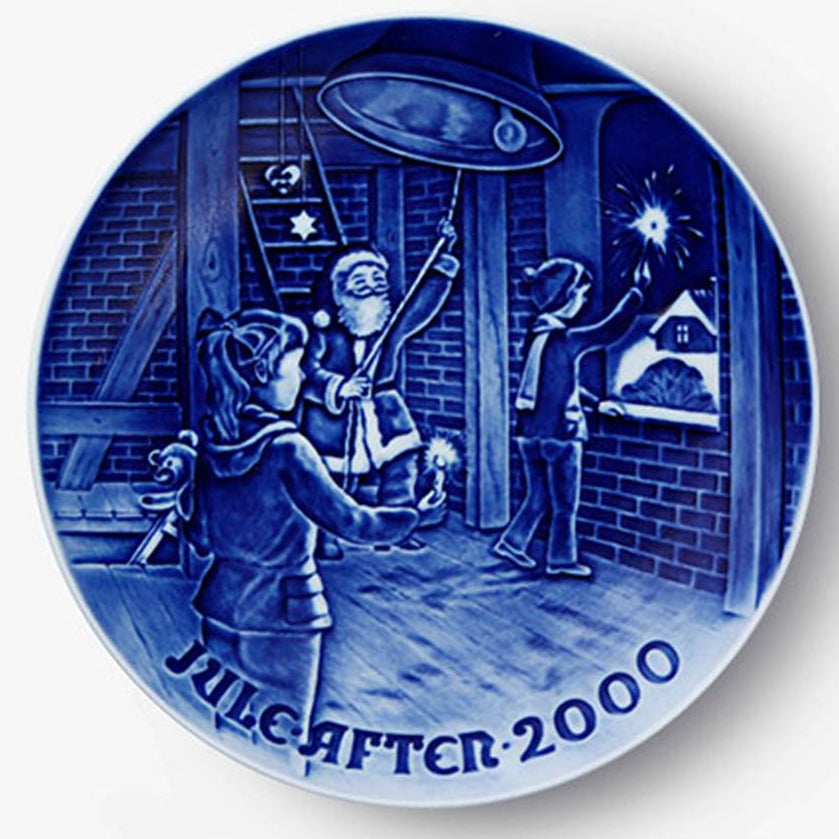 Weihnachtsteller von Bing & Grondahl aus dem Jahr 2000
