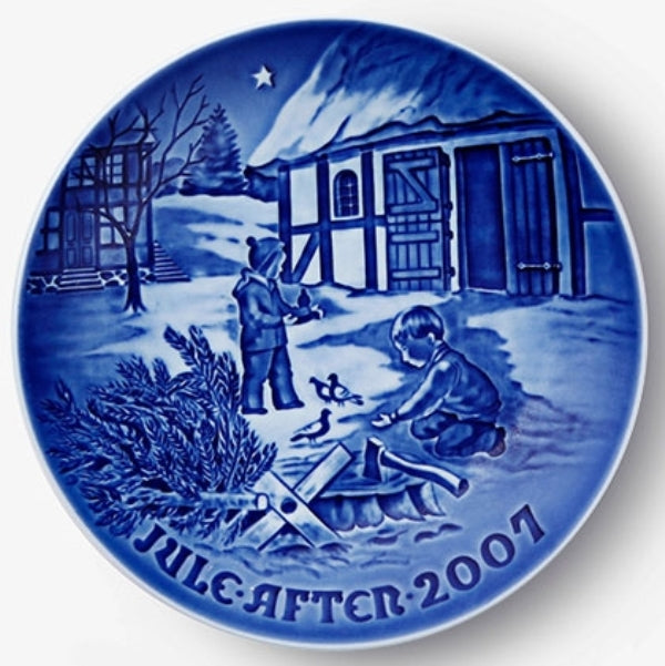 Weihnachtsteller von Bing & Grondahl aus dem Jahr 2007