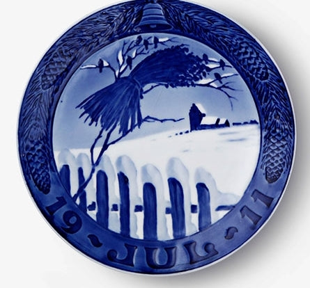 Weihnachtsteller der königlichen Familie Kopenhagen von 1911