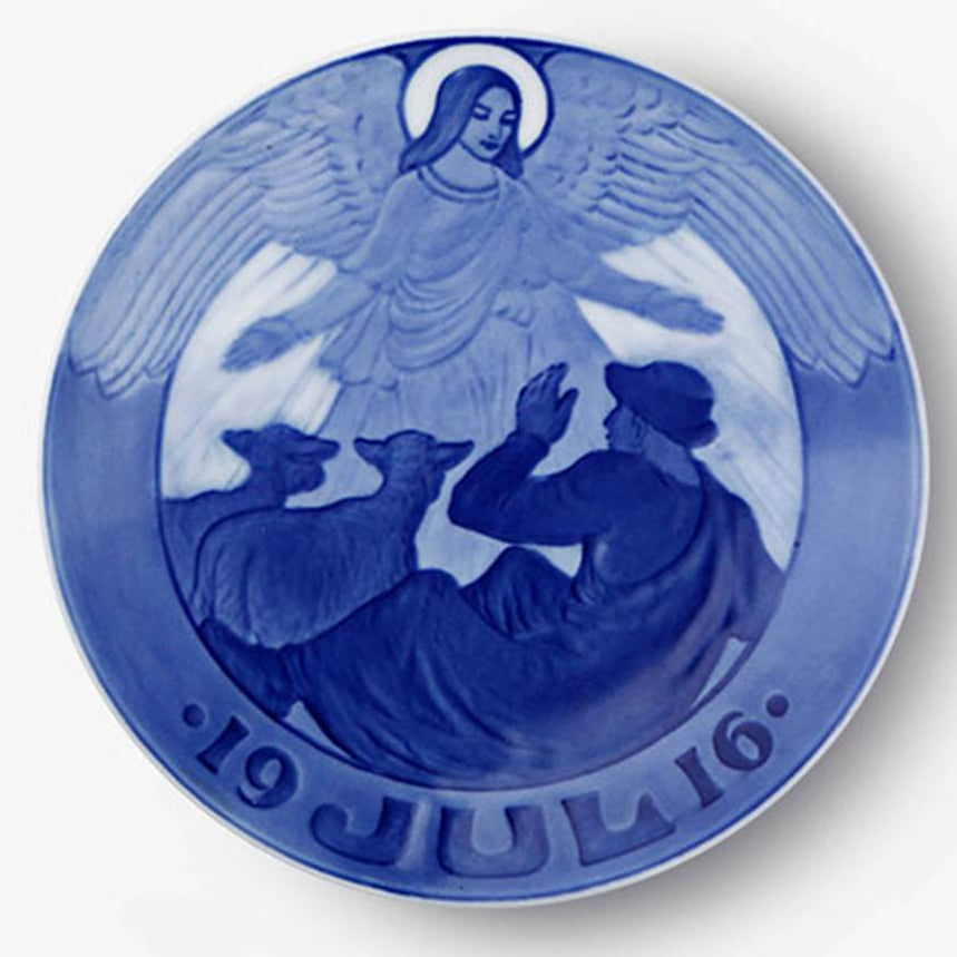 Weihnachtsteller der königlichen Königsfamilie Kopenhagen von 1916