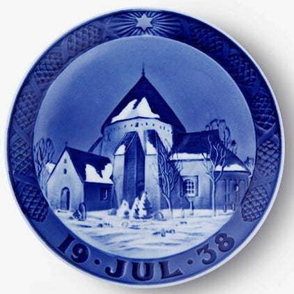Weihnachtsteller von Royal Copenhagen, 1938
