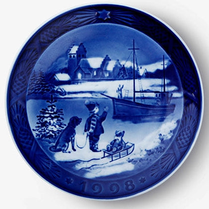 Weihnachtsteller von Royal Copenhagen, 1998