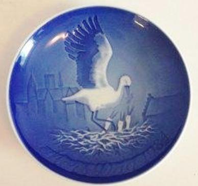 Muttertagsteller von Bing & Grondahl aus dem Jahr 1984