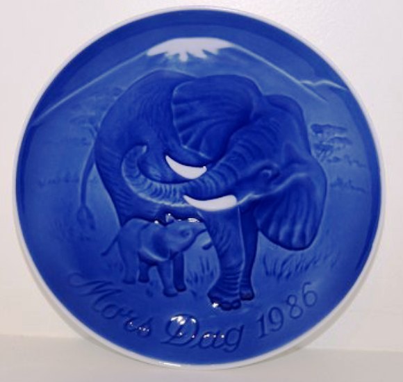 Bing & Grondahl Muttertagsteller von 1986