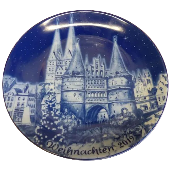 Berliner Design-Weihnachtsteller 2019 – Deutscher Text