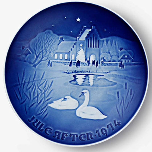 Weihnachtsteller von Bing &amp; Grondahl, 1974