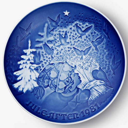 Weihnachtsteller von Bing &amp; Grondahl, 1981