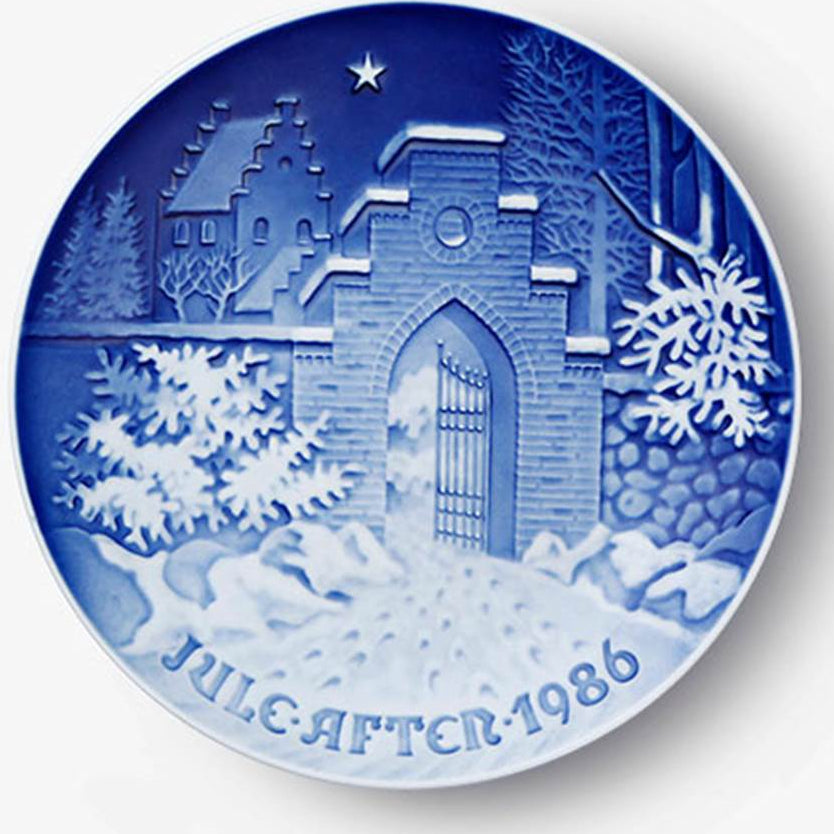 Weihnachtsteller von Bing &amp; Grondahl, 1986
