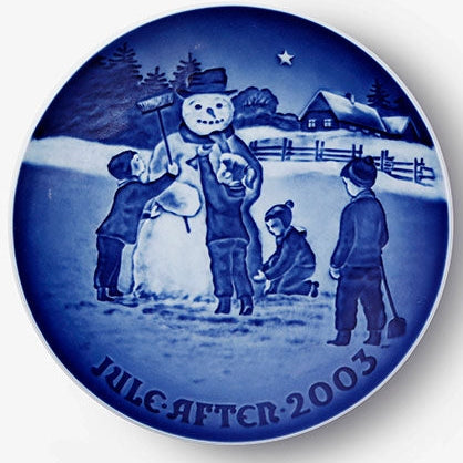 Weihnachtsteller von Bing &amp; Grondahl, 2003