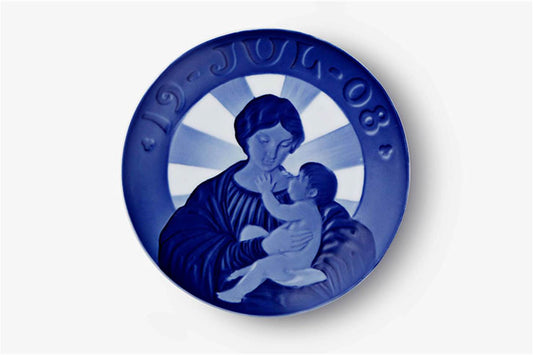 Weihnachtsteller der königlichen Königsfamilie Kopenhagen von 1908