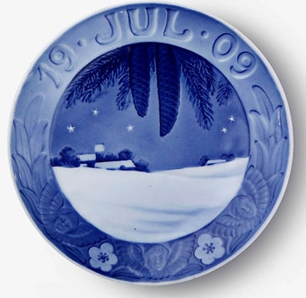 Weihnachtsteller von Royal Copenhagen, 1909