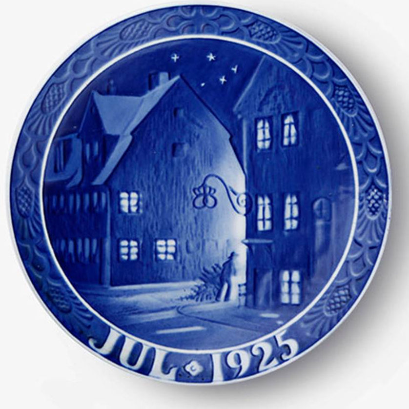 Weihnachtsteller von Royal Copenhagen, 1925