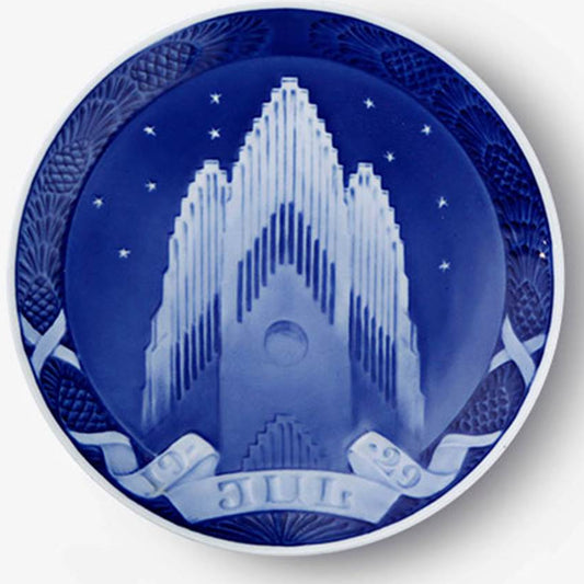 Weihnachtsteller von Royal Copenhagen, 1929