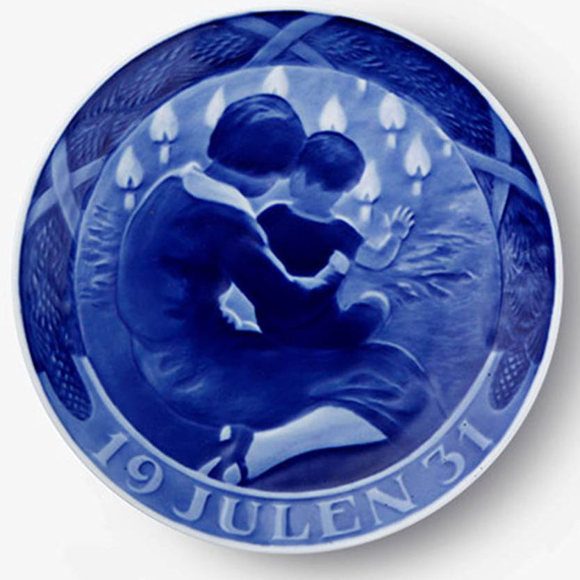Weihnachtsteller von Royal Copenhagen, 1931
