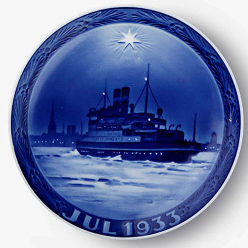 Weihnachtsteller von Royal Copenhagen, 1933