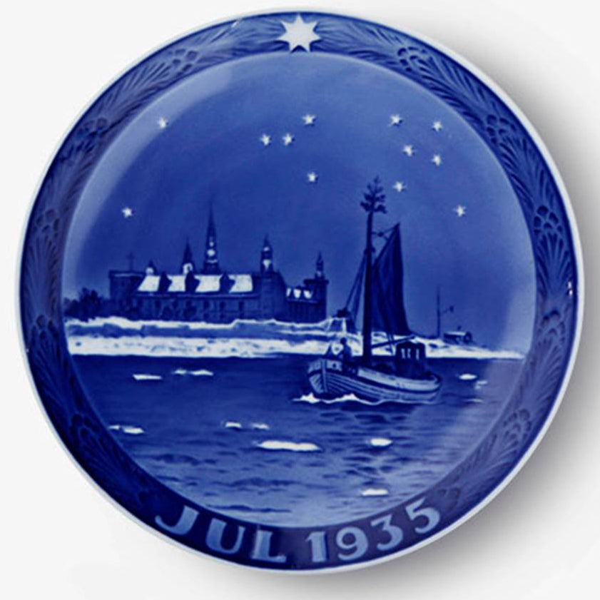 Weihnachtsteller von Royal Copenhagen, 1935