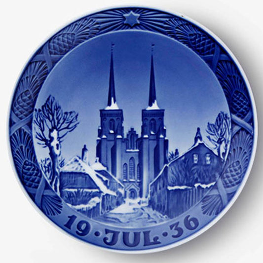 Weihnachtsteller von Royal Copenhagen, 1936