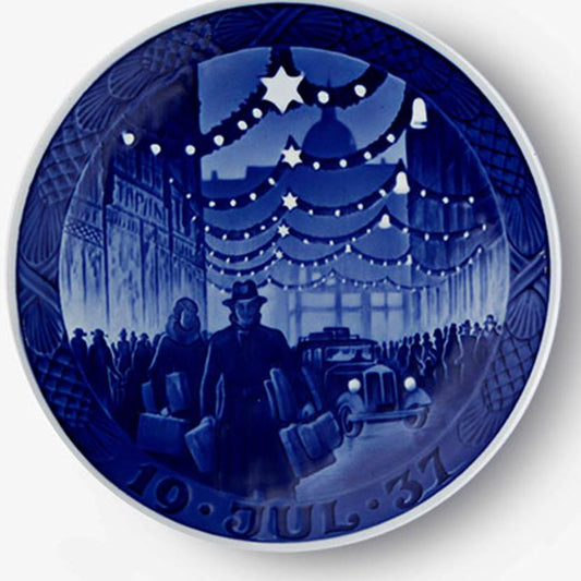 Weihnachtsteller von Royal Copenhagen, 1937