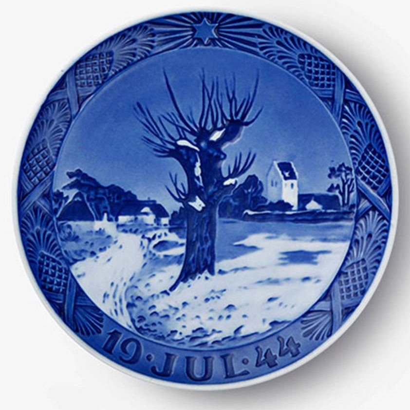 Weihnachtsteller von Royal Copenhagen, 1944