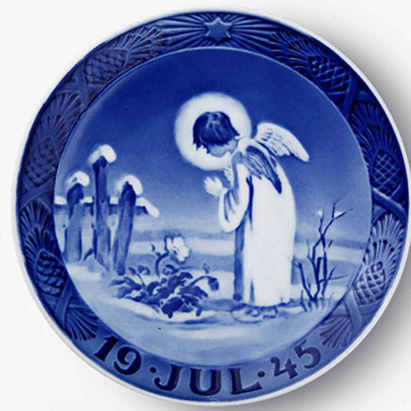 Weihnachtsteller von Royal Copenhagen, 1945