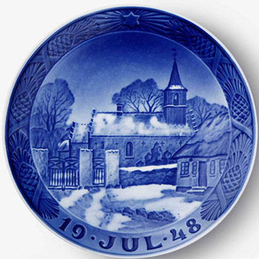 Weihnachtsteller von Royal Copenhagen, 1948