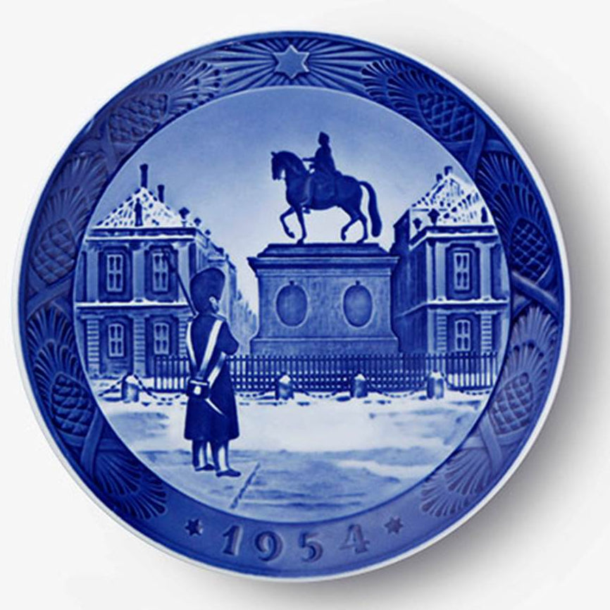 Weihnachtsteller von Royal Copenhagen, 1954