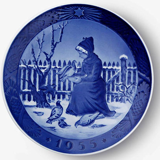Weihnachtsteller von Royal Copenhagen, 1955