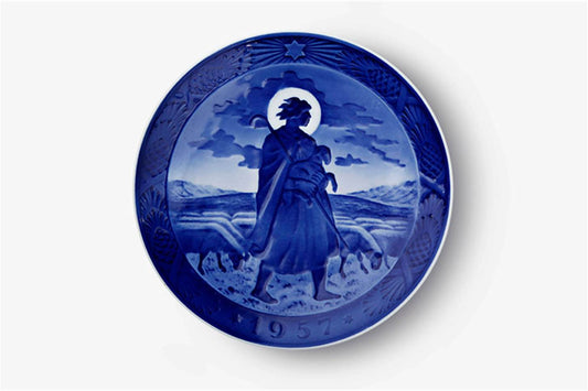 Weihnachtsteller von Royal Copenhagen, 1957