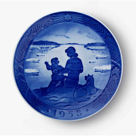 Weihnachtsteller von Royal Copenhagen, 1958