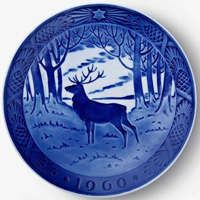 Weihnachtsteller der Royal Copenhagen von 1960