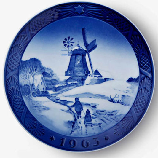 Weihnachtsteller von Royal Copenhagen, 1963