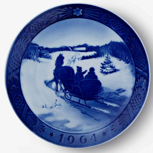 Weihnachtsteller von Royal Copenhagen, 1964