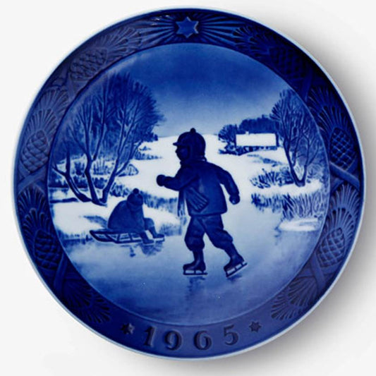 Weihnachtsteller von Royal Copenhagen, 1965