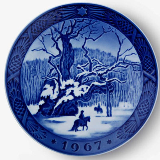 Weihnachtsteller von Royal Copenhagen, 1967