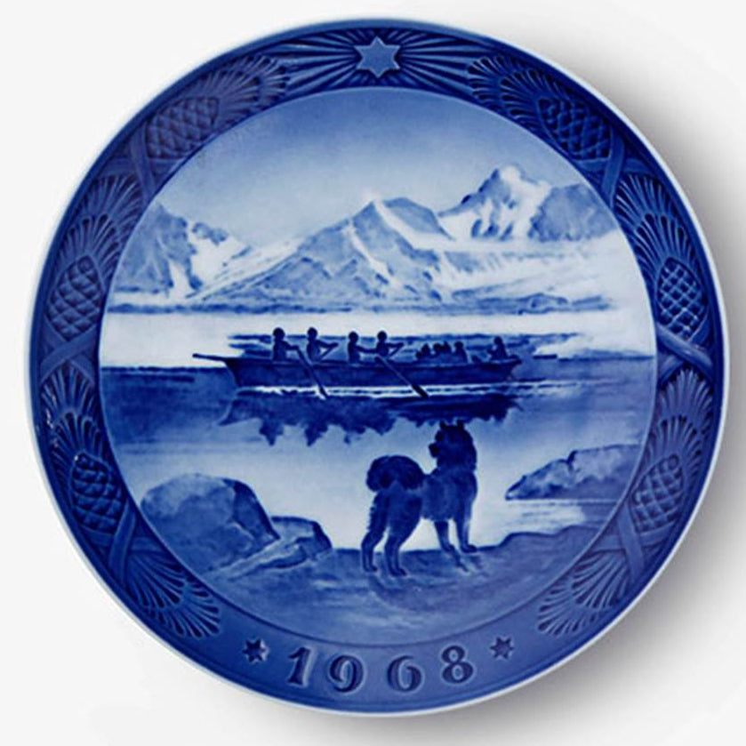 Weihnachtsteller von Royal Copenhagen, 1968