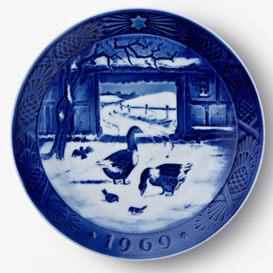 Weihnachtsteller von Royal Copenhagen, 1969