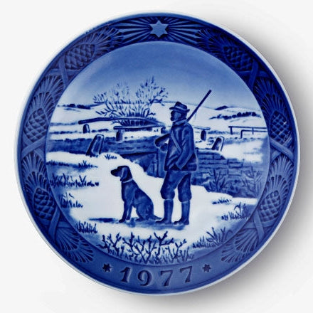 Weihnachtsteller von Royal Copenhagen, 1977