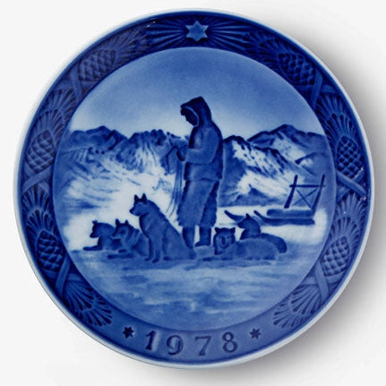 Weihnachtsteller von Royal Copenhagen, 1978