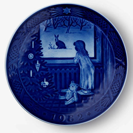 Weihnachtsteller von Royal Copenhagen, 1982