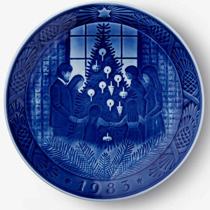 Weihnachtsteller von Royal Copenhagen, 1983