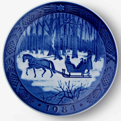 Weihnachtsteller von Royal Copenhagen, 1984