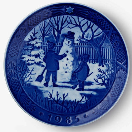 Weihnachtsteller von Royal Copenhagen, 1985