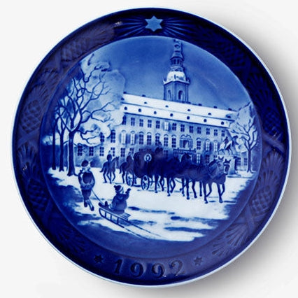 Weihnachtsteller von Royal Copenhagen, 1992