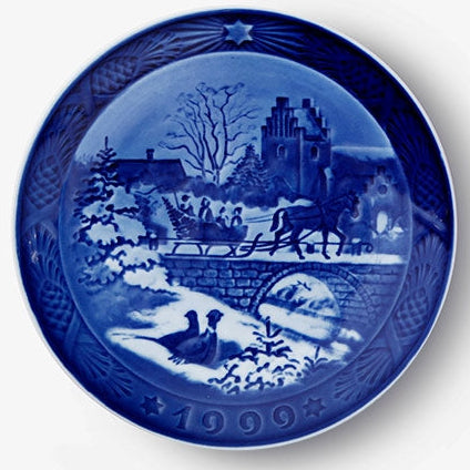 Weihnachtsteller von Royal Copenhagen, 1999
